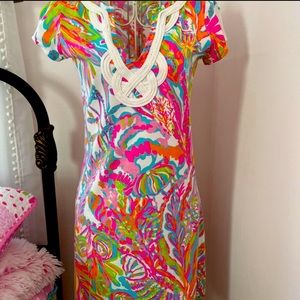 Lilly Pulitzer Scuba to Cuba Mini Shirt Dress